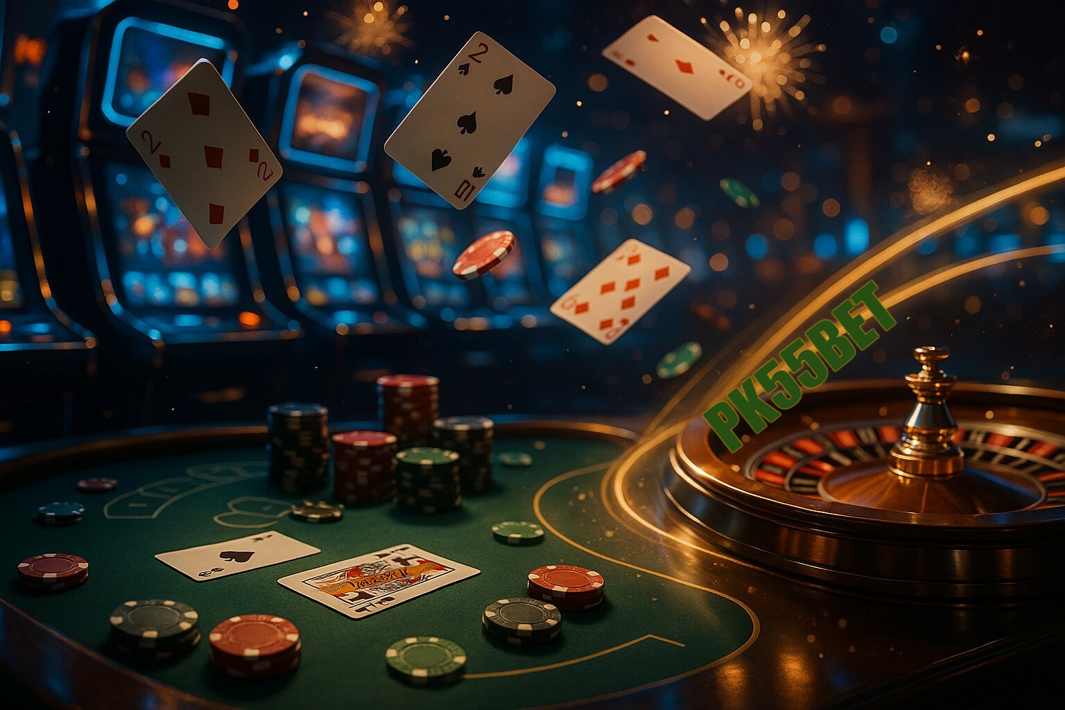 Jogos emocionantes no PK55BET